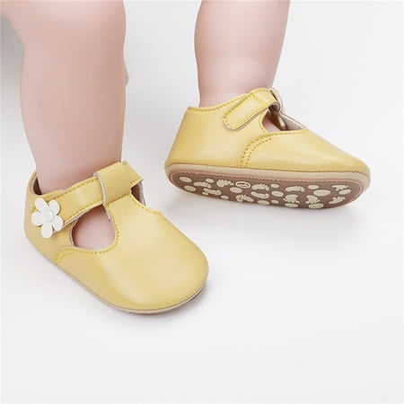 TOWED22 Toddler Walking Shoes Toddler Shoes Baby Girl Flower Decoration Leather Princess Shoes Soft Sole Toddler Shoes Yellow
TOWED22 Toddler Walking Shoes Toddler Shoes Baby Girl Flower Decoration Leather Princess Shoes Soft Sole Toddler Shoes Yellow