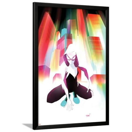 Spider-Gwen No. 1 Cover Framed Print Wall Art By Robbi Rodriguez
