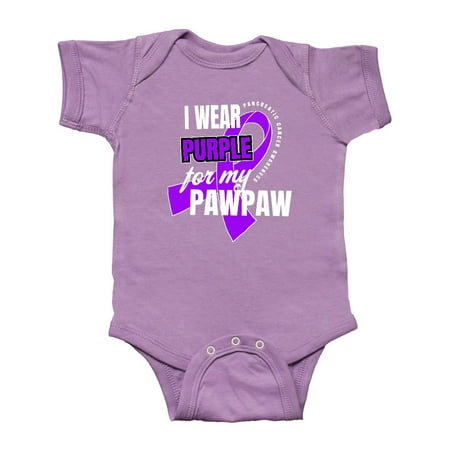 Inktastic I Wear Purple For My Pawpaw Pancreatic Cancer Awareness Gift Baby Boy or Baby Girl Bodysuit
Inktastic I Wear Purple For My Pawpaw Pancreatic Cancer Awareness Gift Baby Boy or Baby Girl Bodysuit