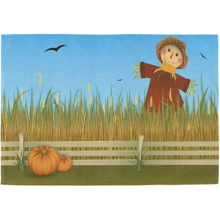 Tangkunup Autumn Harvest Pumpkins Smiling Scarecrow Placemats Burlap Table Mats Heat Resistant Non-Slip Table Place Mats Washable Anti-Skid Placemat for Dining Kitchen Table Decor 1 PCS
Tangkunup Autumn Harvest Pumpkins Smiling Scarecrow Placemats Burlap Table Mats Heat Resistant Non-Slip Table Place Mats Washable Anti-Skid Placemat for Dining Kitchen Table Decor 1 PCS