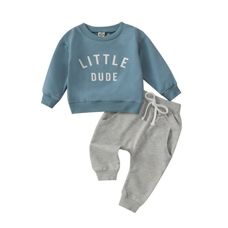 BEAFNKSG 2Pcs Baby Outfits Long Sleeve Letters Print Pullover Tops Drawstring Pants Set Spring Fall Winter Outfits
BEAFNKSG 2Pcs Baby Outfits Long Sleeve Letters Print Pullover Tops Drawstring Pants Set Spring Fall Winter Outfits