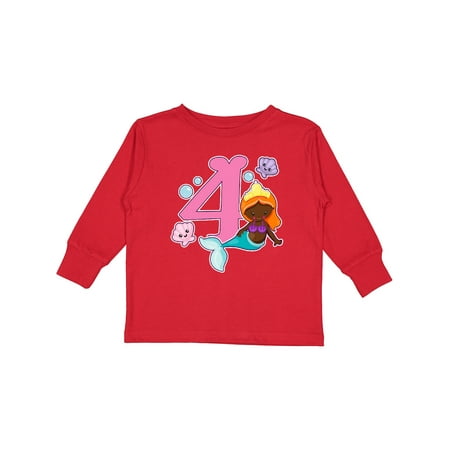 Inktastic I Am 4 Years Old Birthday with Mermaid Gift Toddler Toddler Girl Long Sleeve T-Shirt
Inktastic I Am 4 Years Old Birthday with Mermaid Gift Toddler Toddler Girl Long Sleeve T-Shirt