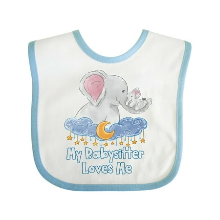 Inktastic My Babysitter Loves Me Cute Elephants Clouds Moon and Stars Gift Baby Boy or Baby Girl Bib
Inktastic My Babysitter Loves Me Cute Elephants Clouds Moon and Stars Gift Baby Boy or Baby Girl Bib