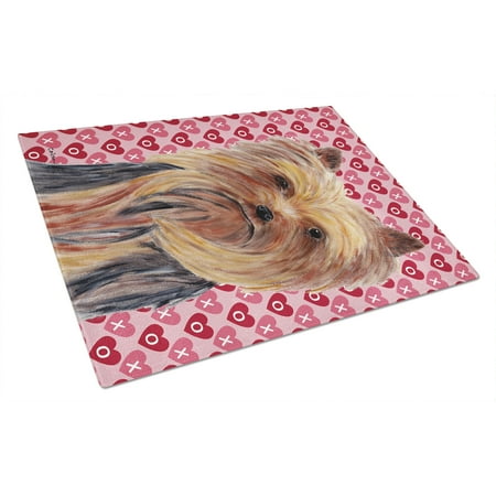 Caroline s Treasures SC9274LCB Yorkie Hearts Love and Valentine s Day Portrait Glass Cutting Board Large 12H x 16W
Caroline s Treasures SC9274LCB Yorkie Hearts Love and Valentine s Day Portrait Glass Cutting Board Large 12H x 16W