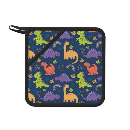 1 PCS Pot Holders for Kitchen - Heat Resistant Silicone Pot Holders with Hanging Loop cartoon Dinosaur cute Non Slip Oven Hot Pads Potholders for Decor Baking Cooking Kitchen
1 PCS Pot Holders for Kitchen - Heat Resistant Silicone Pot Holders with Hanging Loop cartoon Dinosaur cute Non Slip Oven Hot Pads Potholders for Decor Baking Cooking Kitchen