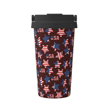 Salouo American Stars1 Print Coffee Travel Mug Spill Proof with Lid-Stainless Steel Vacuum Insulated Tumbler - Thermos Cup for Keep Hot/Ice Coffee Tea and Beer
Salouo American Stars1 Print Coffee Travel Mug Spill Proof with Lid-Stainless Steel Vacuum Insulated Tumbler - Thermos Cup for Keep Hot/Ice Coffee Tea and Beer