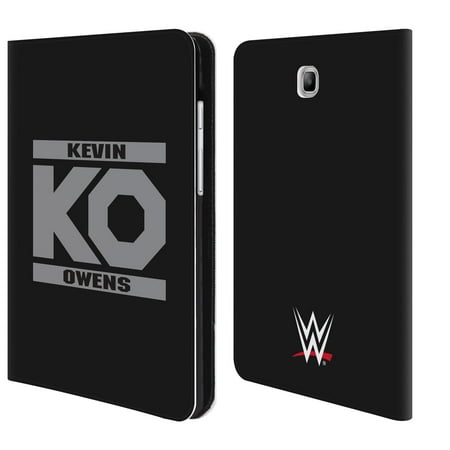 OFFICIAL WWE KEVIN OWENS LEATHER BOOK WALLET CASE COVER FOR SAMSUNG GALAXY TABLETS