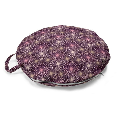 Birthday Round Floor Cushion with Handle Celebration Fireworks Pattern Floral Inspired Design Abstract Art Pillow for Living Room & Dorms 18 Round Dark Purple and Multicolor by Ambesonne
Birthday Round Floor Cushion with Handle Celebration Fireworks Pattern Floral Inspired Design Abstract Art Pillow for Living Room & Dorms 18 Round Dark Purple and Multicolor by Ambesonne