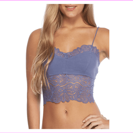 Free People Midnight Bra Cami in Denim Blue XS