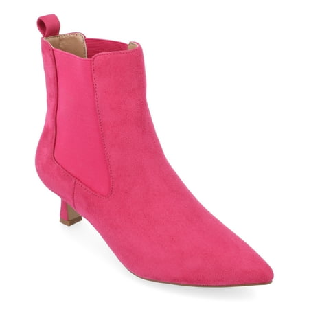Journee Collection Womens Tenlee Tru Comfort Foam Pull On Chelsea Kitten Heel Bootie