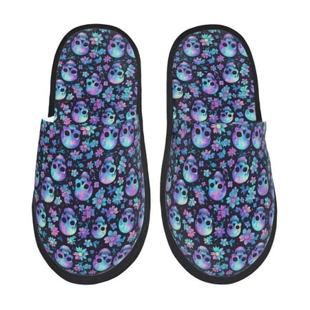 Fuzoiu Skull purple flower Print Unisex Furry Slippers Plush Indoor Shoes Trendy House Slippers Anti-Skid EVA Sole House Shoes for Home Office and Travel -Medium
Fuzoiu Skull purple flower Print Unisex Furry Slippers Plush Indoor Shoes Trendy House Slippers Anti-Skid EVA Sole House Shoes for Home Office and Travel -Medium