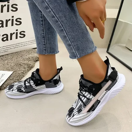 Women‘s Outdoor Leisure Knit Sneakers Breathable Soft Bottom Low Top Casual Shoes Women‘s Sports Shoes
Women‘s Outdoor Leisure Knit Sneakers Breathable Soft Bottom Low Top Casual Shoes Women‘s Sports Shoes