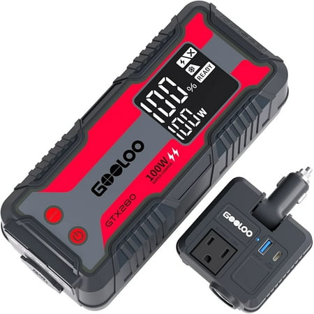 GOOLOO GTX280 Portable Detachable Power Station 280Wh SuperSafe Outdoor Generator 110V/120W AC Outlet PD100W Quick Charge Battery Backup Power Supply
GOOLOO GTX280 Portable Detachable Power Station 280Wh SuperSafe Outdoor Generator 110V/120W AC Outlet PD100W Quick Charge Battery Backup Power Supply