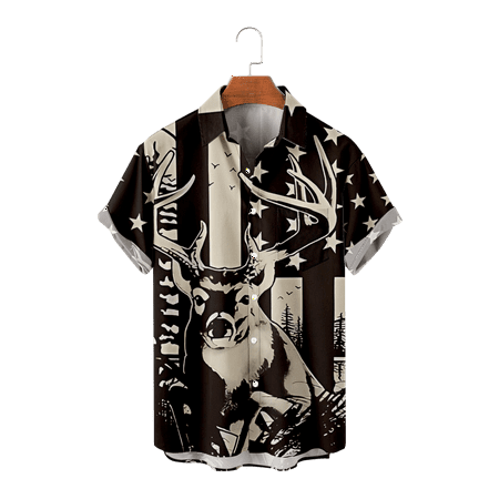 MLFU Independence Day Mens Polyester Short Sleeve Shirts with Chest Pocket Button Down Blouses Tops
MLFU Independence Day Mens Polyester Short Sleeve Shirts with Chest Pocket Button Down Blouses Tops