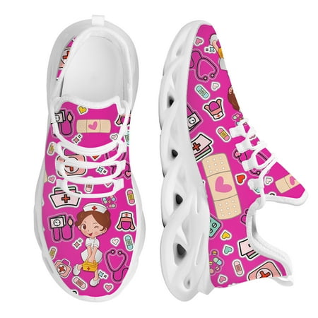 Kawaii Nurse Pattern Women Casual Sneakers Non-Slip Running Shoes Hospital Surgical Medical Print Platforms
Kawaii Nurse Pattern Women Casual Sneakers Non-Slip Running Shoes Hospital Surgical Medical Print Platforms