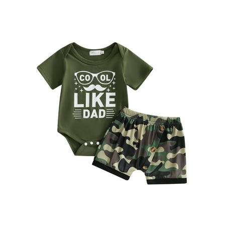 Newborn Baby Boys Girls Fathers Day Outfit I Love My Daddy Short Sleeve Romper and Shorts Summer Clothes Sets
Newborn Baby Boys Girls Fathers Day Outfit I Love My Daddy Short Sleeve Romper and Shorts Summer Clothes Sets
