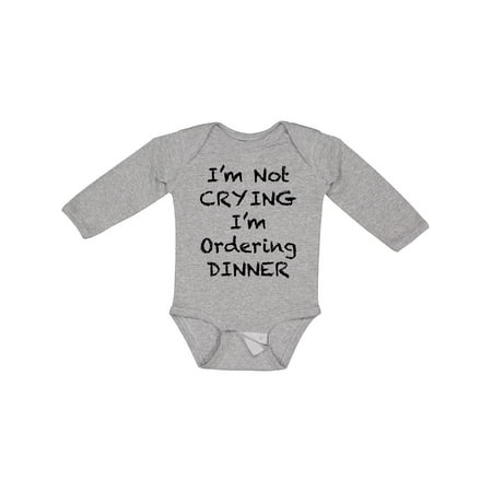 Inktastic I m Not Crying I m Ordering Dinner Gift Baby Boy or Baby Girl Long Sleeve Bodysuit
Inktastic I m Not Crying I m Ordering Dinner Gift Baby Boy or Baby Girl Long Sleeve Bodysuit