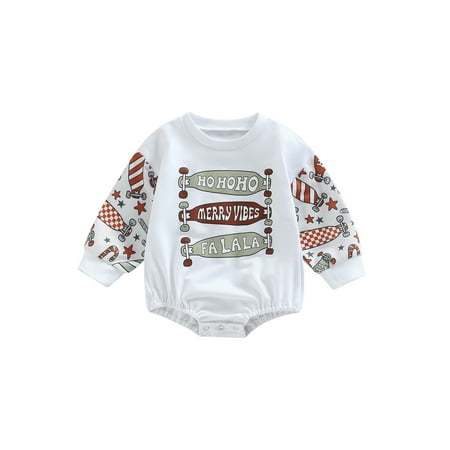 Bagilaanoe Newborn Baby Girl Boy Christmas Rompers Letters Print Long Sleeve Bodysuits 6M 12M 18M 24M Infant Casual One Piece Short Jumpsuit
Bagilaanoe Newborn Baby Girl Boy Christmas Rompers Letters Print Long Sleeve Bodysuits 6M 12M 18M 24M Infant Casual One Piece Short Jumpsuit