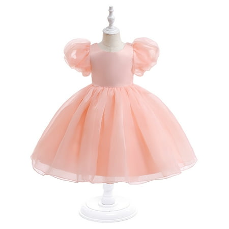LAPAKIDS Infant Toddler Girls Princess Dresses Tulle Bubble Sleeve Puffy Birthday Wedding Gown Pink 18-24 Months
LAPAKIDS Infant Toddler Girls Princess Dresses Tulle Bubble Sleeve Puffy Birthday Wedding Gown Pink 18-24 Months