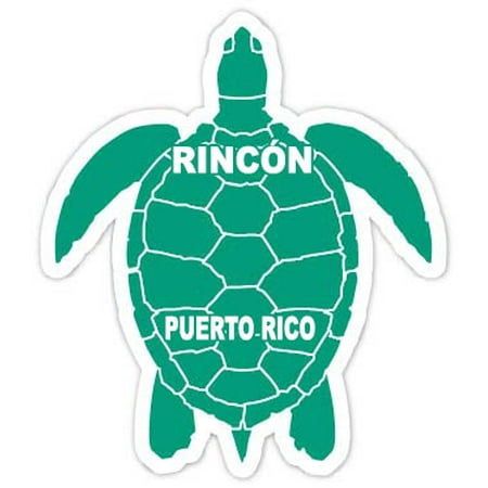 Rompeolas Vieques Puerto Rico 4 Green Turtle Shape Magnet