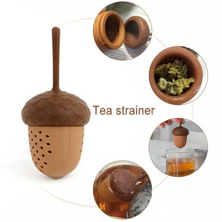 VeliToy Tea Infuser Strainer Silicone Filter Pine Cones Shape Handle Diffuser Non-toxics
VeliToy Tea Infuser Strainer Silicone Filter Pine Cones Shape Handle Diffuser Non-toxics