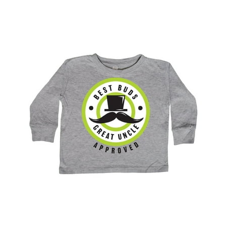 Inktastic Best Buds Great Uncle Approved with Tophat and Mustache Gift Toddler Boy Girl Long Sleeve T-Shirt
Inktastic Best Buds Great Uncle Approved with Tophat and Mustache Gift Toddler Boy Girl Long Sleeve T-Shirt