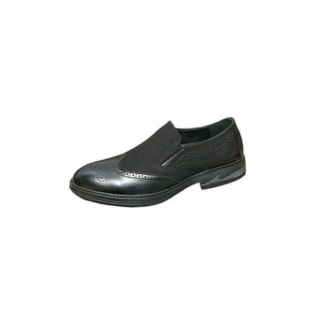 SIMANLAN Mens Brogues Slip On Dress Shoes Business Leather Shoe Party Non-Slip Flats Office Wingtips Black 7.5
SIMANLAN Mens Brogues Slip On Dress Shoes Business Leather Shoe Party Non-Slip Flats Office Wingtips Black 7.5