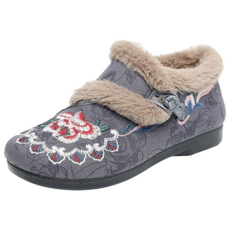 Women S Snow Boots Fashionable Pattern Simple Retro Printing Autumn Winter Thickened Insulation Buckle Strap Comfortable Casual Shoes
Women S Snow Boots Fashionable Pattern Simple Retro Printing Autumn Winter Thickened Insulation Buckle Strap Comfortable Casual Shoes