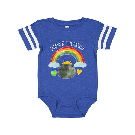 Inktastic Nana s Treasure St. Patrick s Day Rainbow and Gold Gift Baby Boy or Baby Girl Bodysuit
Inktastic Nana s Treasure St. Patrick s Day Rainbow and Gold Gift Baby Boy or Baby Girl Bodysuit