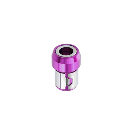 Purple Magnetic Screwdriver Bits Heads Magnetizer Magnetic Ring For 6.35mm Hex