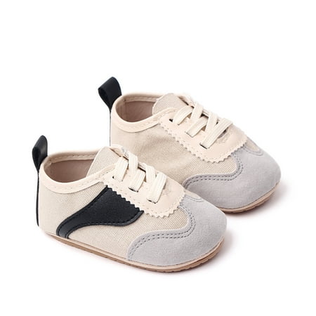 Wassery Baby Girls Boys First Walking Canvas Shoes Anti-Slip Contrast Sneakers Baby Rubber Soles Indoor Outdoor Newborn First Walkers Shoe 0-18M
Wassery Baby Girls Boys First Walking Canvas Shoes Anti-Slip Contrast Sneakers Baby Rubber Soles Indoor Outdoor Newborn First Walkers Shoe 0-18M