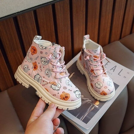 DancePeanut Autumn Winter Girls Fashion Cute Animal Print Ankle Boots Kids Short Pu Leather Boots Children Platform Sneakers 26-36
DancePeanut Autumn Winter Girls Fashion Cute Animal Print Ankle Boots Kids Short Pu Leather Boots Children Platform Sneakers 26-36