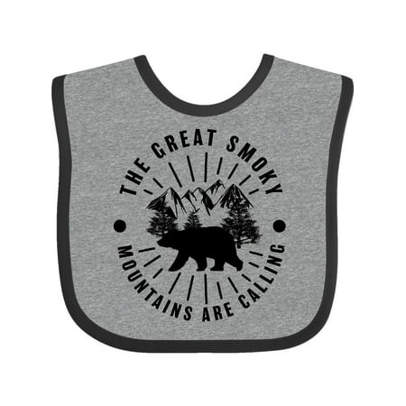 Inktastic The Great Smoky Mountains Are Calling Gift Baby Boy or Baby Girl Bib