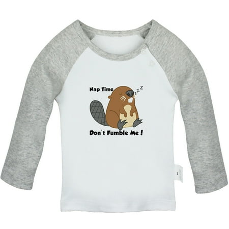 Nap Time Don t Fumble Me Funny T shirt For Baby Newborn Babies Animal Beaver T-shirts Infant Tops 0-24M Kids Graphic Tees Clothing (Long Gray Raglan T-shirt 18-24 Months)
Nap Time Don t Fumble Me Funny T shirt For Baby Newborn Babies Animal Beaver T-shirts Infant Tops 0-24M Kids Graphic Tees Clothing (Long Gray Raglan T-shirt 18-24 Months)