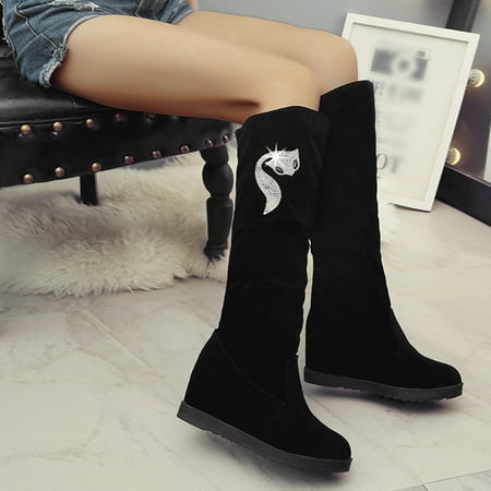 Women Boots Autumn Winter Cotton Insert Warm Knee High Long Boots Female Elasticity Heel Height Shoes Ladies Boots
Women Boots Autumn Winter Cotton Insert Warm Knee High Long Boots Female Elasticity Heel Height Shoes Ladies Boots