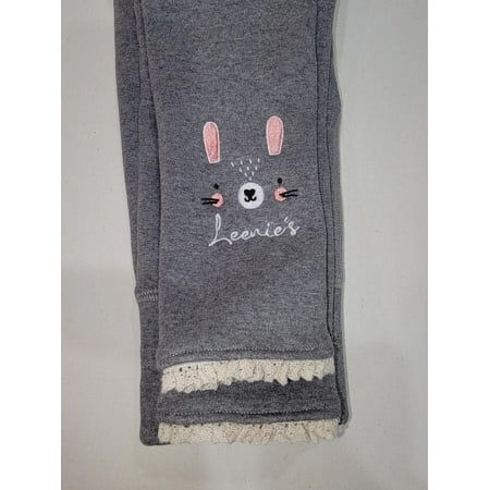 Girls Fleece Lined Leggings - Little Bunny Embroidered (Gray 5)
Girls Fleece Lined Leggings - Little Bunny Embroidered (Gray 5)