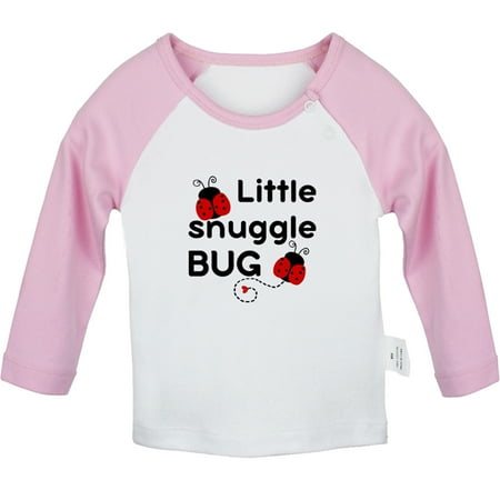 Little Snuggle Bug Funny T shirt For Baby Newborn Babies T-shirts Infant Tops 0-24M Kids Graphic Tees Clothing (Long Pink Raglan T-shirt 18-24 Months)
Little Snuggle Bug Funny T shirt For Baby Newborn Babies T-shirts Infant Tops 0-24M Kids Graphic Tees Clothing (Long Pink Raglan T-shirt 18-24 Months)