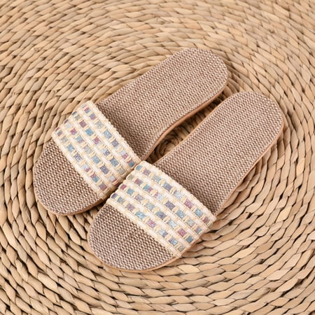 〖Yilirongyumm〗 White 35-36 Slippers For Women Fashion Anti-Slip Linen Home Indoor Open Toe Flat Shoes Beach Slippers
〖Yilirongyumm〗 White 35-36 Slippers For Women Fashion Anti-Slip Linen Home Indoor Open Toe Flat Shoes Beach Slippers