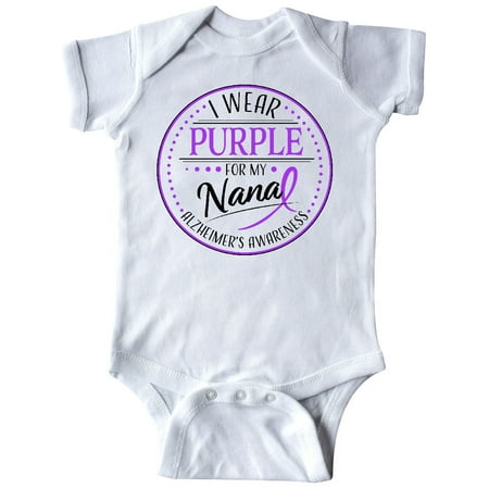 Inktastic I Wear Purple for my Nana- Alzheimers Awareness Gift Baby Boy or Baby Girl Bodysuit
Inktastic I Wear Purple for my Nana- Alzheimers Awareness Gift Baby Boy or Baby Girl Bodysuit