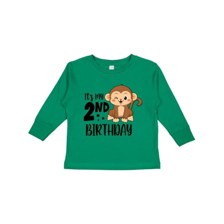 Inktastic Monkey Its My 2nd Birthday Gift Toddler Boy or Toddler Girl Long Sleeve T-Shirt
Inktastic Monkey Its My 2nd Birthday Gift Toddler Boy or Toddler Girl Long Sleeve T-Shirt