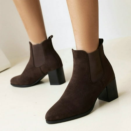 Tejiojio Fall Clearance Women High Heel Shoes Winter Warm Fashion Slip On Pointed Toe Casual Solid Color Suede Platform Ankle Boots
Tejiojio Fall Clearance Women High Heel Shoes Winter Warm Fashion Slip On Pointed Toe Casual Solid Color Suede Platform Ankle Boots