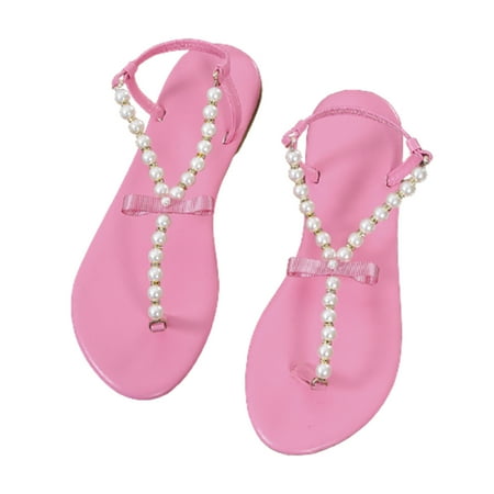 Women s Flat Artificial Pearl Sandals Slip-on Style Peep Toe Casual Shoes with TPR Sole Summer Beach Supply
Women s Flat Artificial Pearl Sandals Slip-on Style Peep Toe Casual Shoes with TPR Sole Summer Beach Supply