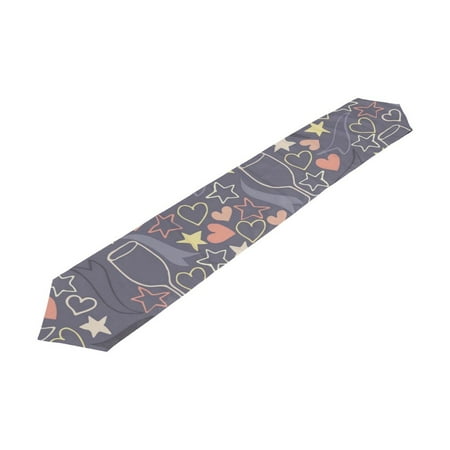 POPCreation Stars Love And Glass Table Runner Table Top Decoration Home Decor 13x90 inches
POPCreation Stars Love And Glass Table Runner Table Top Decoration Home Decor 13x90 inches