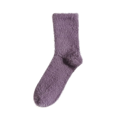 Womens Socks In Fall Winter Plus Velvet Padded Warm Towel Solid Color Long Cotton Socks for Women
Womens Socks In Fall Winter Plus Velvet Padded Warm Towel Solid Color Long Cotton Socks for Women
