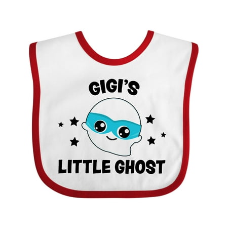 Inktastic Cute Gigi s Little Ghost with Stars Gift Baby Boy or Baby Girl Bib
