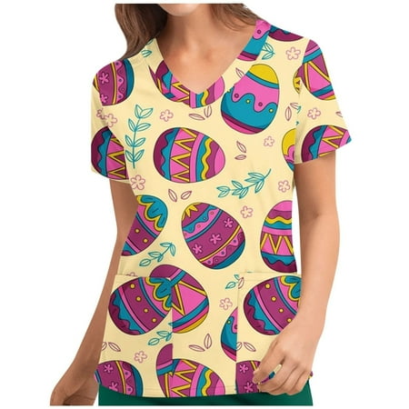 Women Scrub_Top Working Uniform Blouse Short Sleeve V-Neck Workwear T-Shirt with Pocket Comfy Tops XXXL
Women Scrub_Top Working Uniform Blouse Short Sleeve V-Neck Workwear T-Shirt with Pocket Comfy Tops XXXL