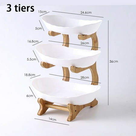 dosili Table Plates For Serving Plates Dinnerware Wooden Partitioned Dish Snack Candy Cake Stand Bowl Food Fruit Plates Set Tableware
dosili Table Plates For Serving Plates Dinnerware Wooden Partitioned Dish Snack Candy Cake Stand Bowl Food Fruit Plates Set Tableware