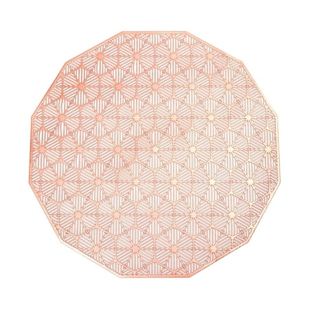 Eyicmarn Placemat Exquisite Solid Color Hollow-Out Non-Slip Heat Insulation Pad Placemat for Home Kitchen Restaurant
Eyicmarn Placemat Exquisite Solid Color Hollow-Out Non-Slip Heat Insulation Pad Placemat for Home Kitchen Restaurant