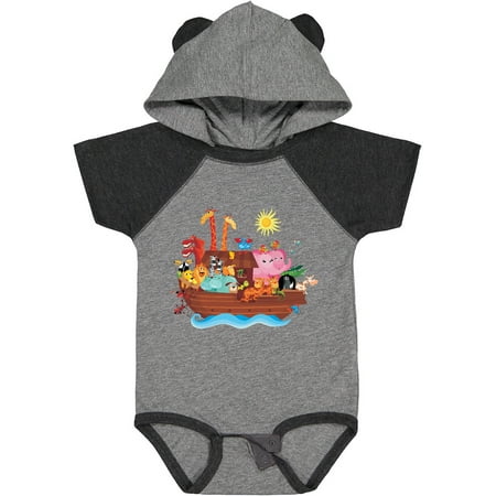 Inktastic Animal Ark Bible Story Christian Gift Baby Boy or Baby Girl Bodysuit