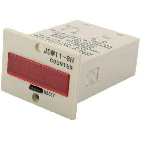 0-999999 Digital LED Counter Electronic Counter JDM11-6H AC220V
